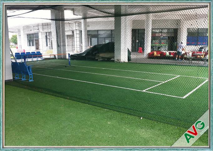 หญ้าเทียมเทนนิสทนต่อการขัดถู 6600 Dtex Tennis Artificial Grass 0