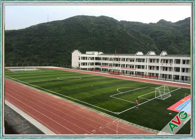 Monofil PE Sports หญ้าเทียมฟุตบอลหญ้าเทียมใบรับรอง ISO 0