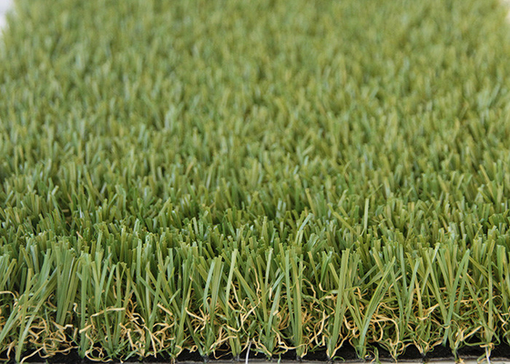 จีน สนามเด็กเล่นสนามหญ้าเทียมพรมหญ้าเทียมในร่ม 35 มม. ความสูง 3/8 นิ้ว Guage ผู้ผลิต
