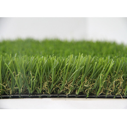 จีน คลาสสิกสูง 20 มม. สวนหญ้าปลอมภูมิทัศน์สนามหญ้าเทียม ผู้ผลิต