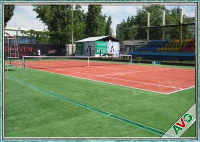 หญ้าเทียมเทนนิสมาตรฐาน ITF สนามเทนนิส หญ้าปลอม PP + NET Backing 0