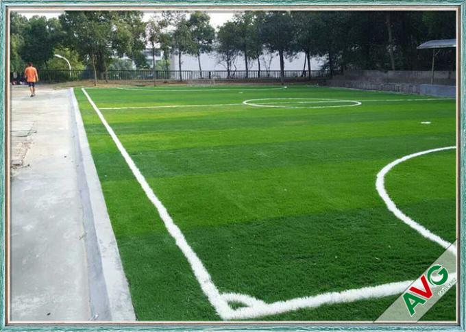 สนามฟุตบอลขนาดเล็กที่ทนต่อรังสี UV / หญ้าเทียมสนามฟุตบอล 0