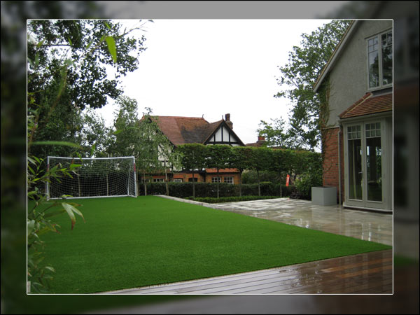 หญ้าเทียมสวน 35 มม. Cesped สนามหญ้าสังเคราะห์สำหรับภูมิทัศน์ Sintetic Turf 0