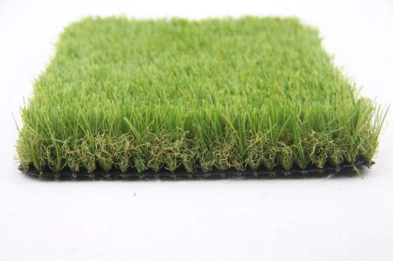 จีน หญ้าตกแต่งพรมสวนหญ้าพลาสติกสำหรับจัดสวนหญ้า25mm ผู้ผลิต