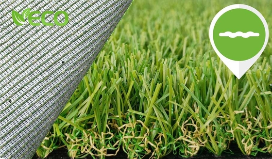 จีน สนามหญ้าเทียม 35 มม. Gazon Artificiel หญ้าสังเคราะห์ ECO Backing สำหรับ Garden ผู้ผลิต