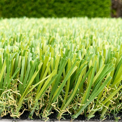 จีน Trio Shape Monofilament PE หญ้าเทียมสวนพร้อมเคลือบยาง SBR ผู้ผลิต