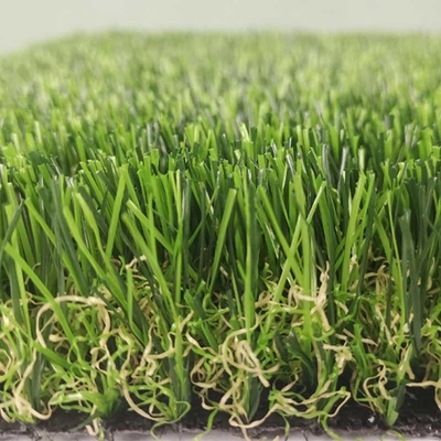 จีน 9300 Detex Garden หญ้าเทียมตรงลวดสีผสมสี ผู้ผลิต