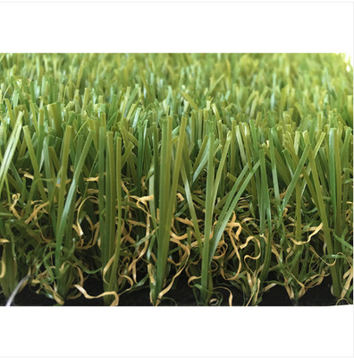 จีน หญ้าสวนปลอมขนาด 1.75 นิ้วรูปร่างเส้นด้ายเส้นหยัก ผู้ผลิต