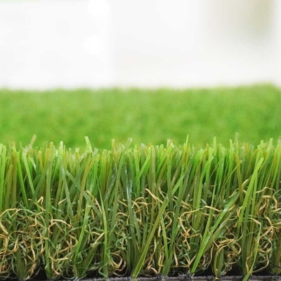 จีน สนามหญ้าเทียมพรมม้วนสีเขียว Gazon หญ้าเทียม Cesped-Artificial ผู้ผลิต