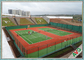 หญ้าเทียมเทนนิสมาตรฐาน ITF สนามเทนนิส หญ้าปลอม PP + NET Backing ผู้ผลิต